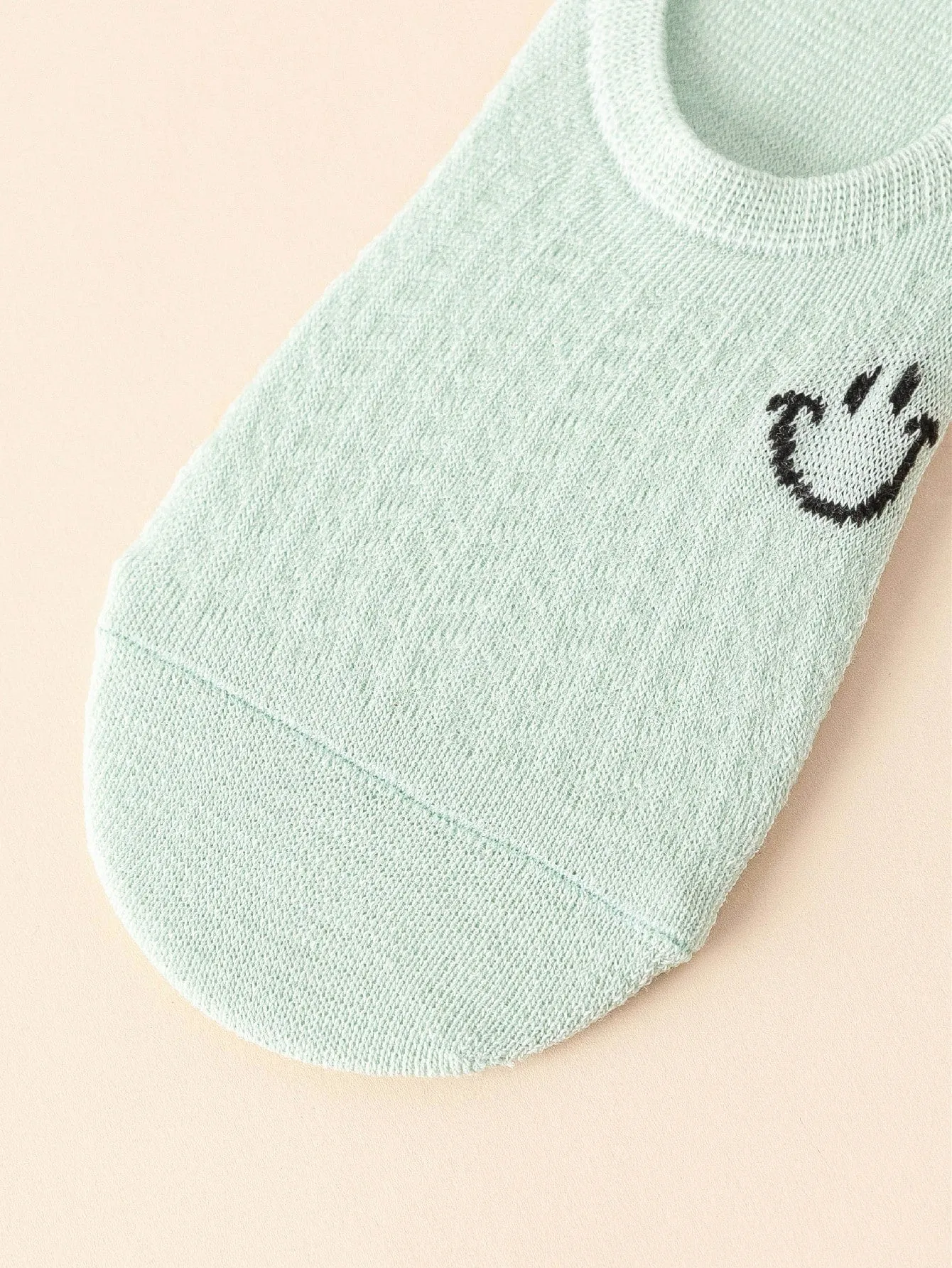 10pcs Smile Pattern Invisible Socks