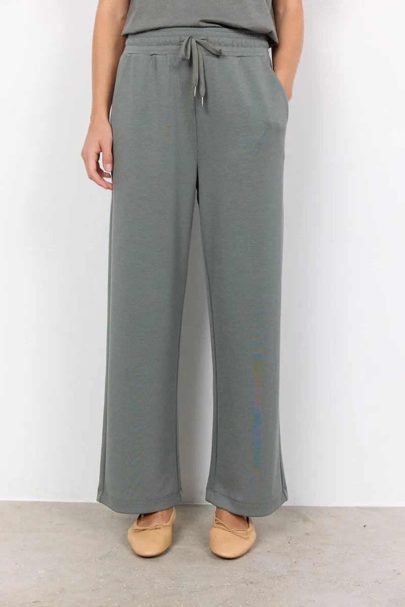 Banu Straight Leg City Pant in Iron Grey