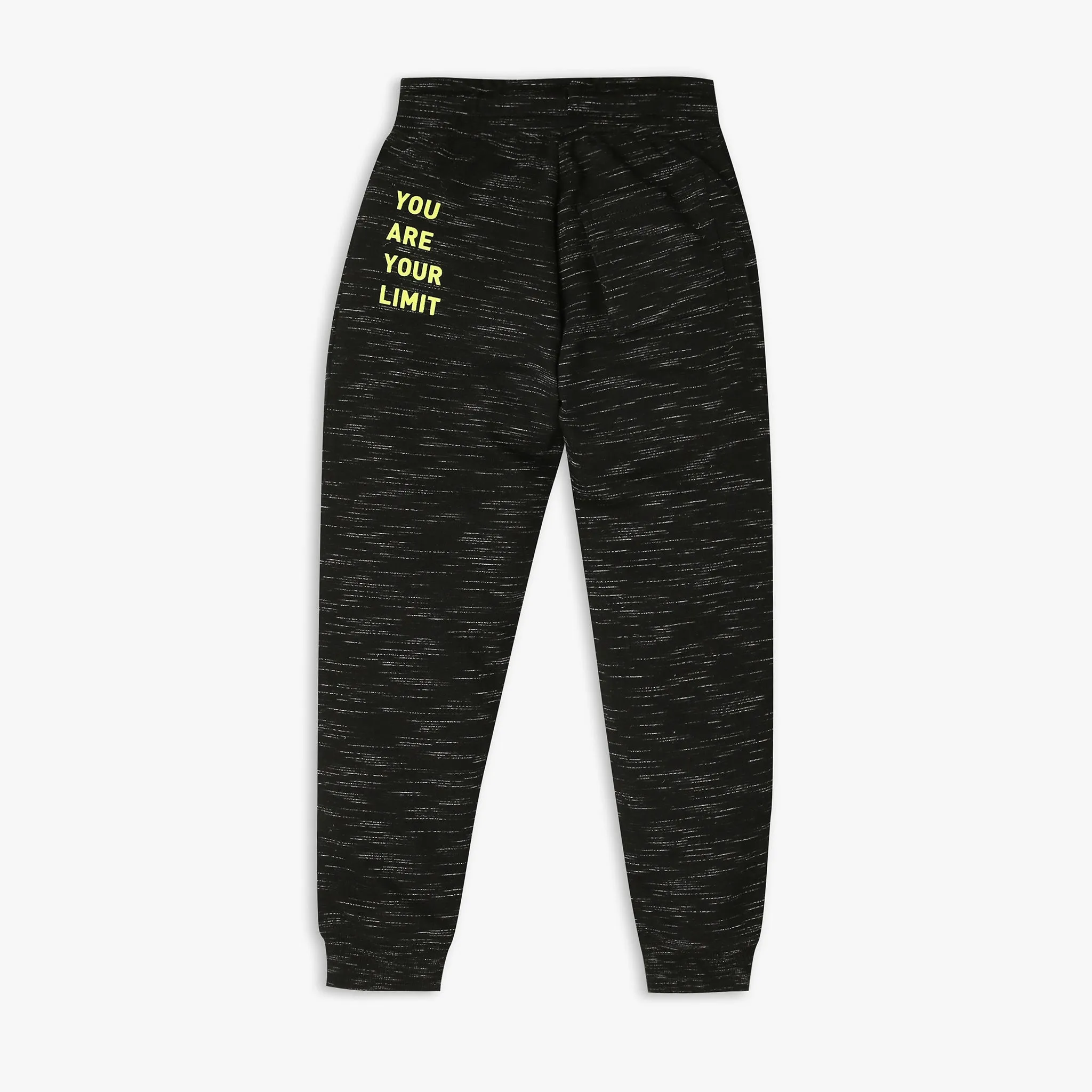 Boy's Regular Fit Printed Mid Rise Trackpants