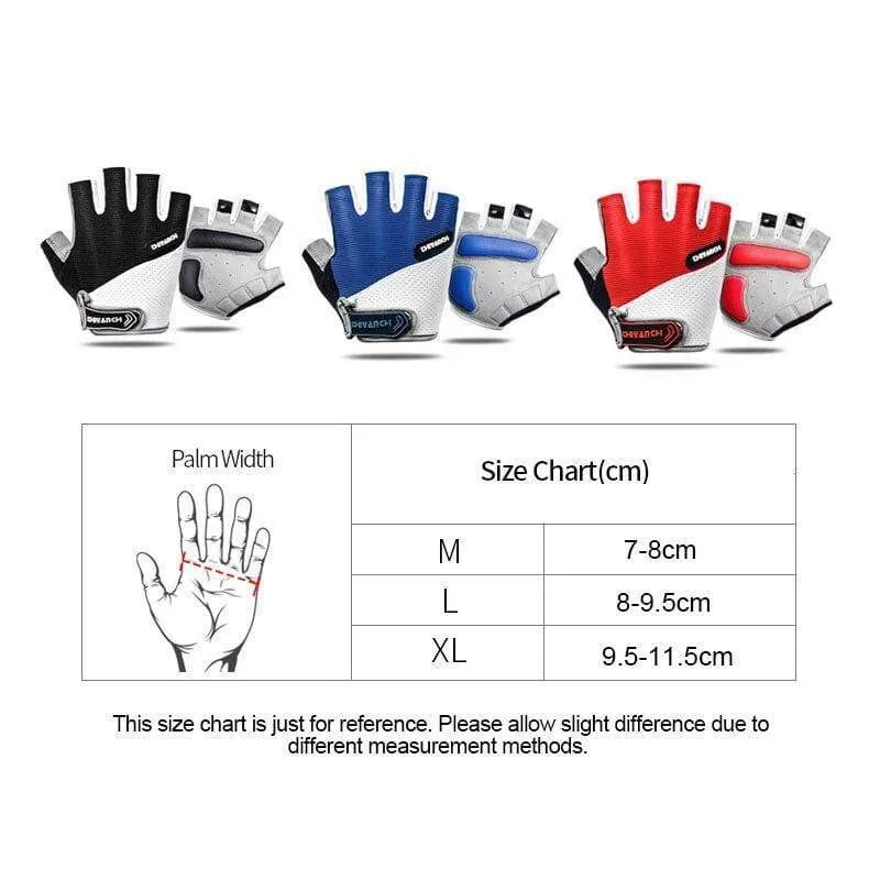 Breathable Half Finger Cycling Gloves Anti Slip Pad Motorcycle MTB Road Bike Gloves Men Women Sports Bicycle Gloves