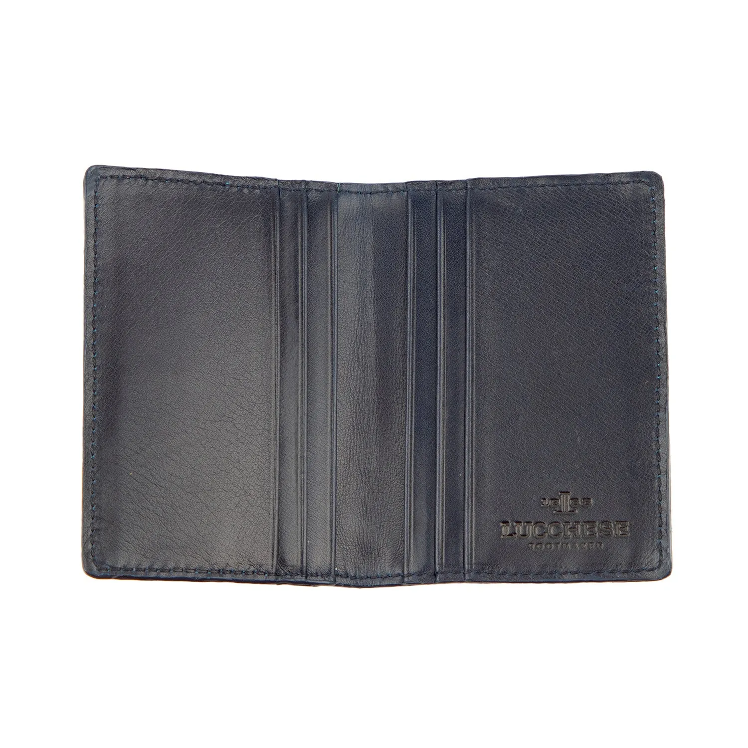 Caiman Bifold Card Case :: Navy Blue