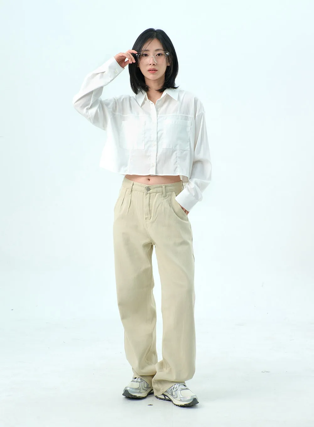 Cotton Wide Leg Pants OY317