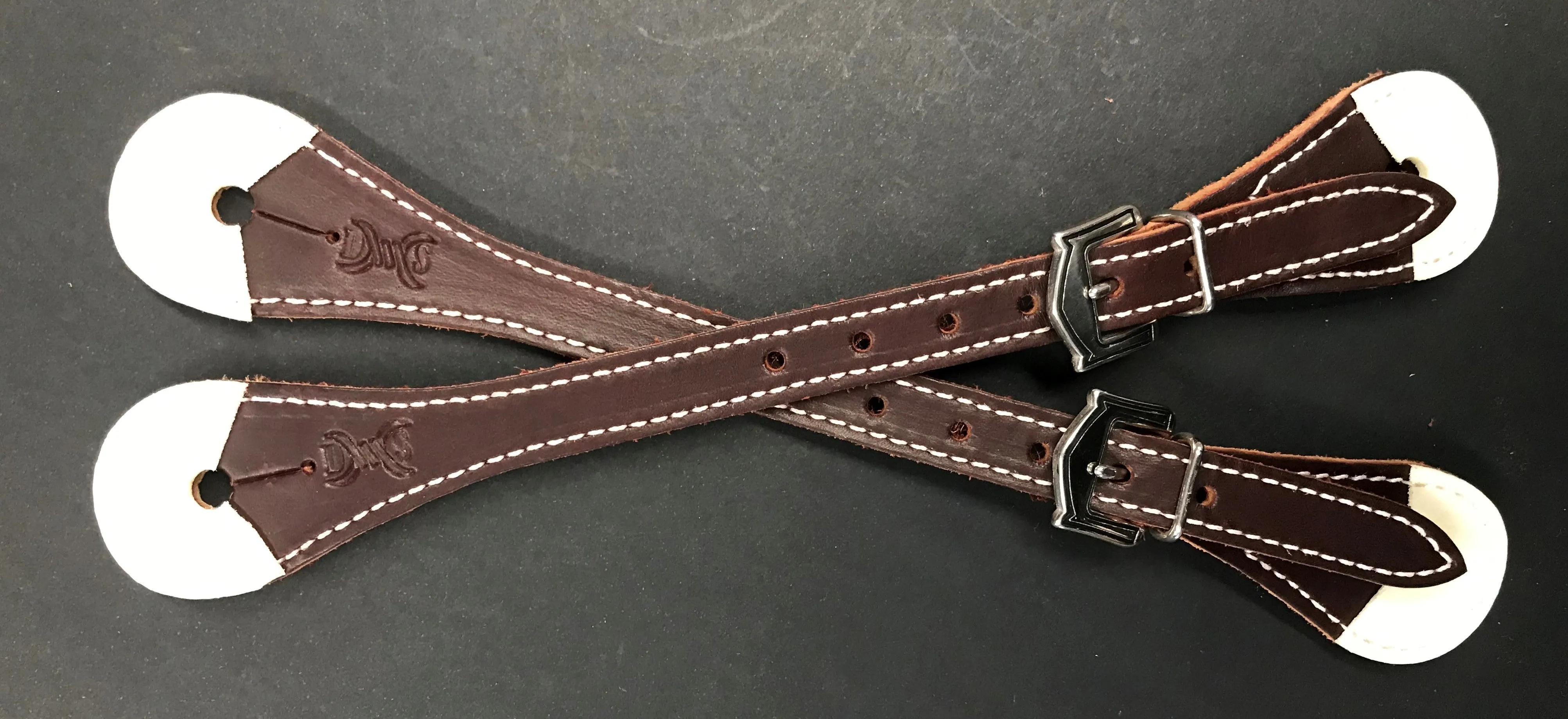 Drovers Saddlery Made Reinforced Spur Straps