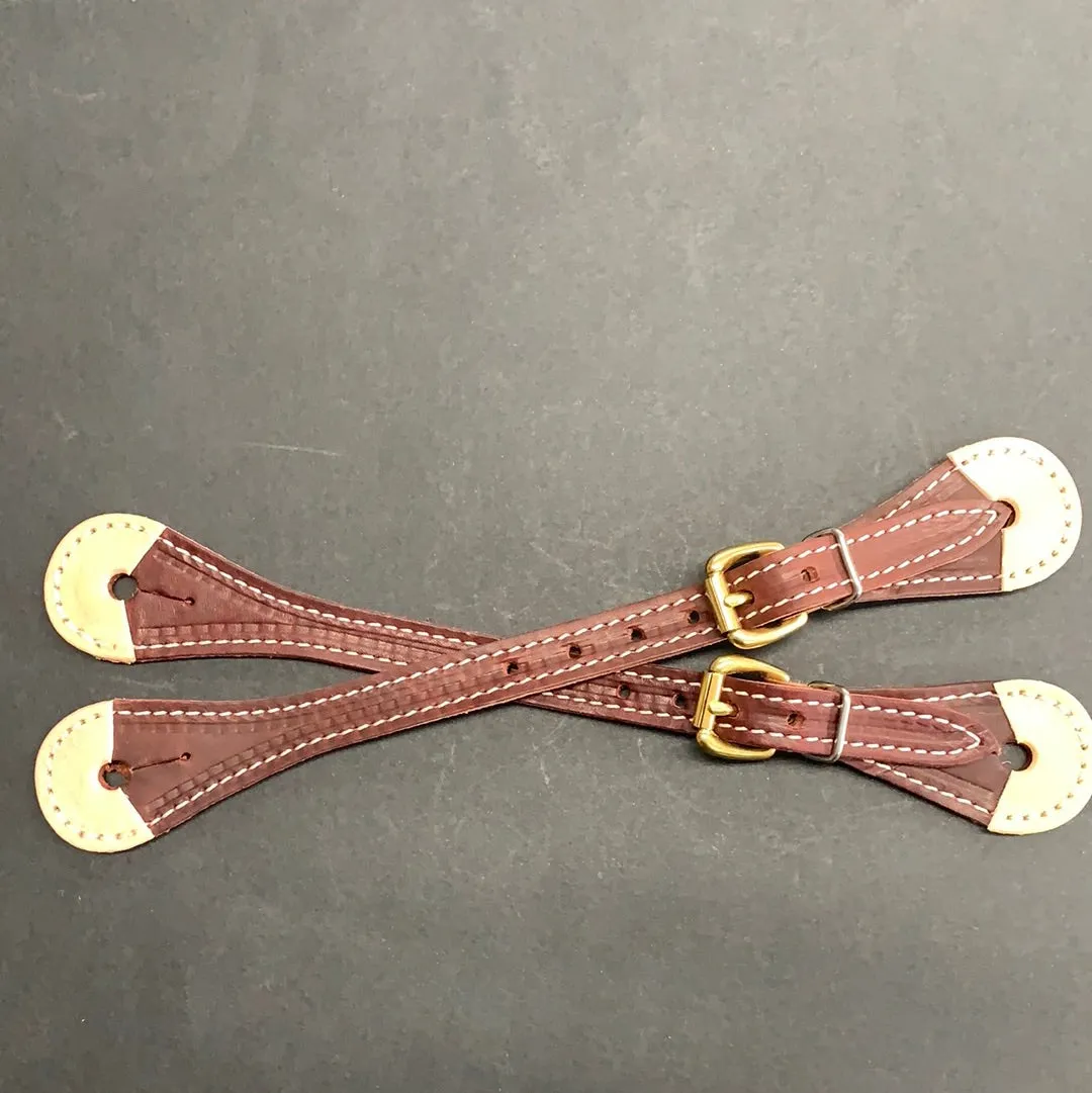 Drovers Saddlery Made Reinforced Spur Straps