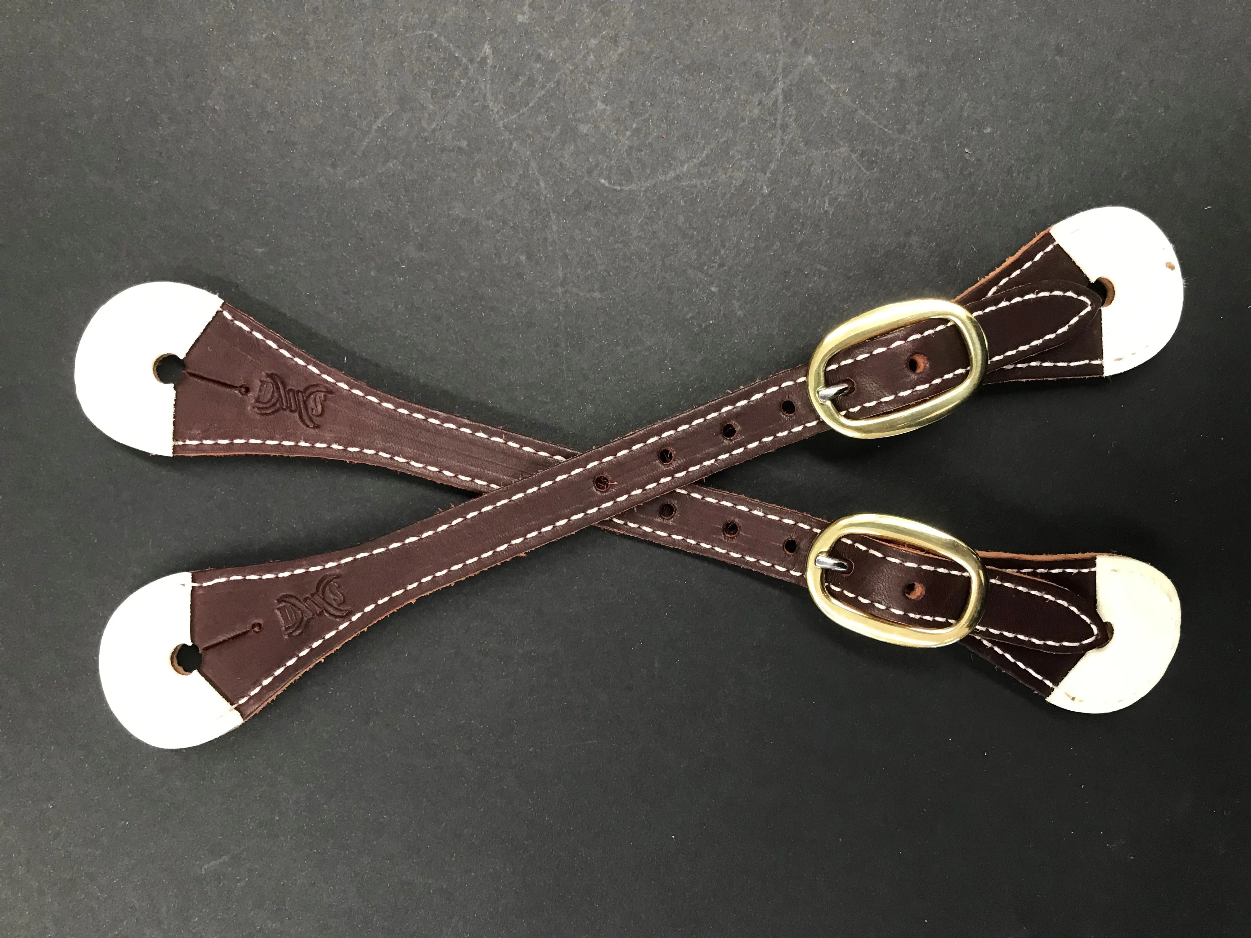 Drovers Saddlery Made Reinforced Spur Straps