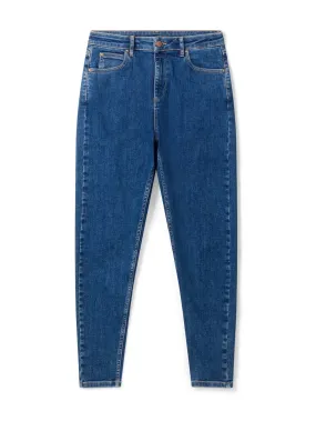 Essential Organic Cotton Skinny Jeans - Mid Blue