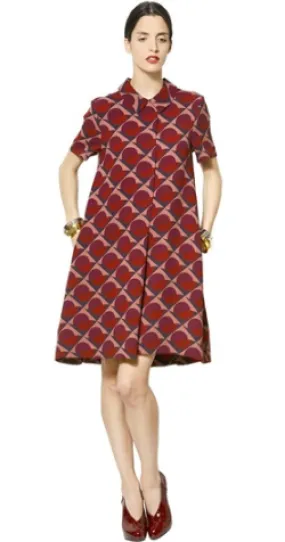 Etta Print Sleeved Dress