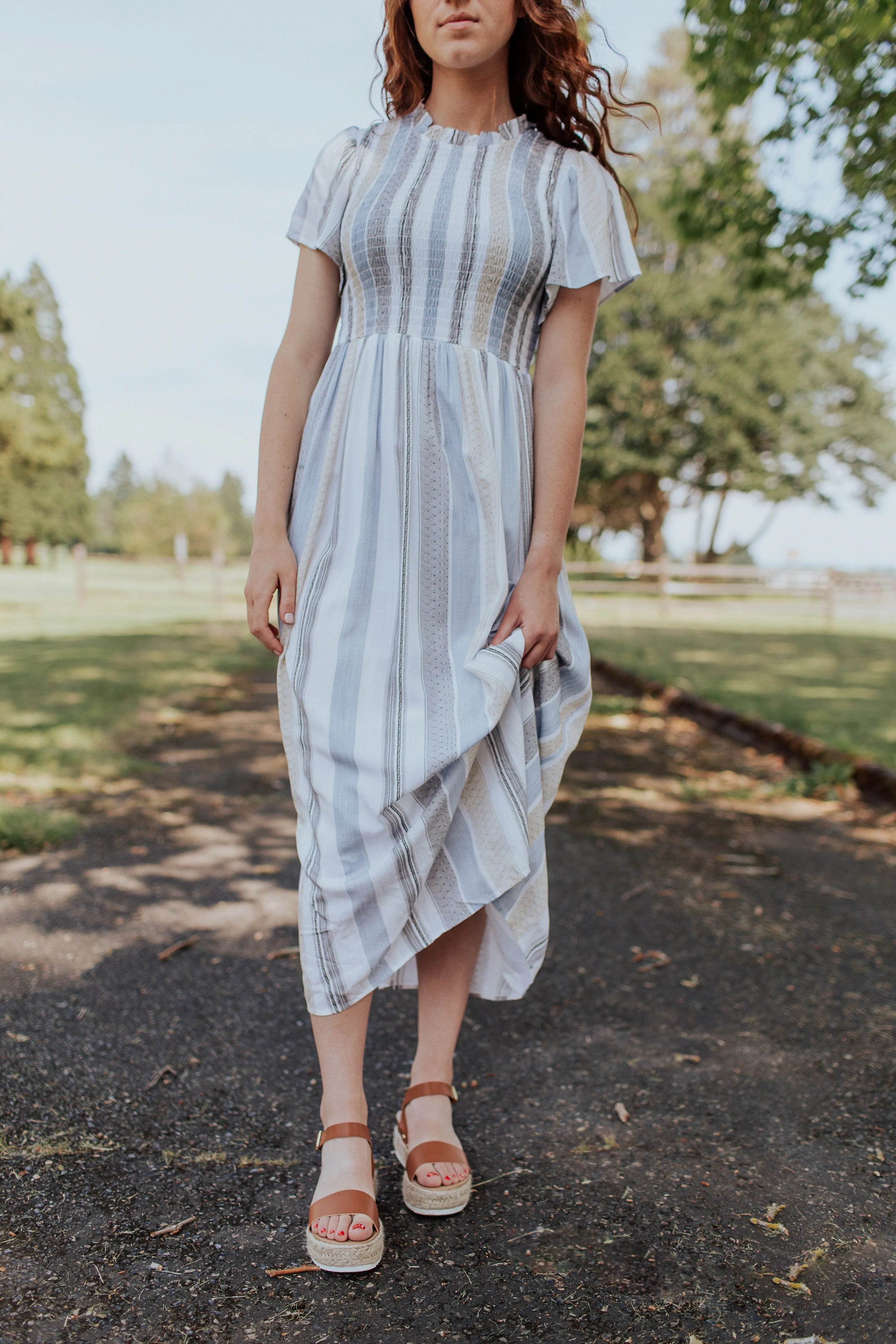 Faye Striped Maxi