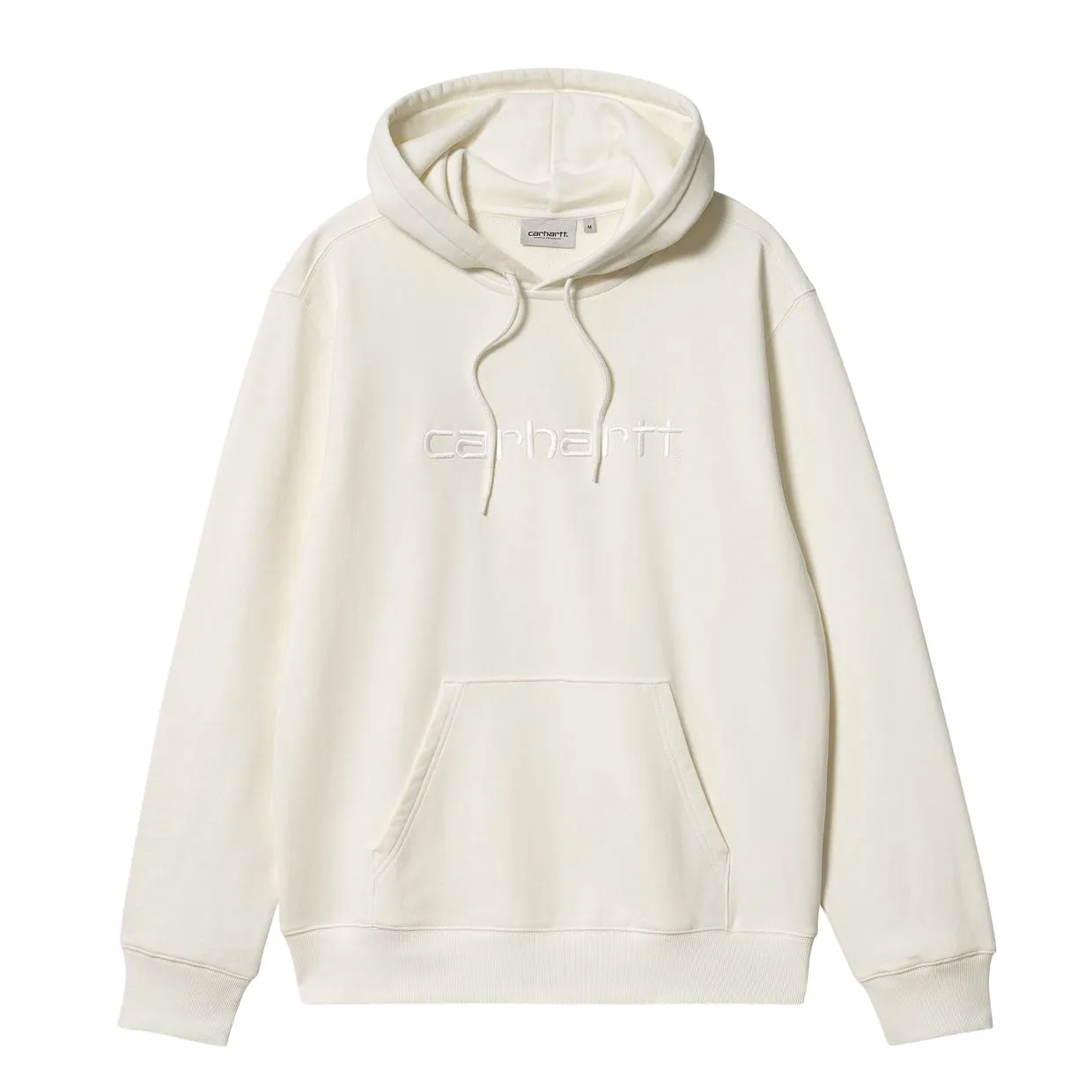 Felpa Uomo Carhartt WIP Hooded Duster Bianco Panna