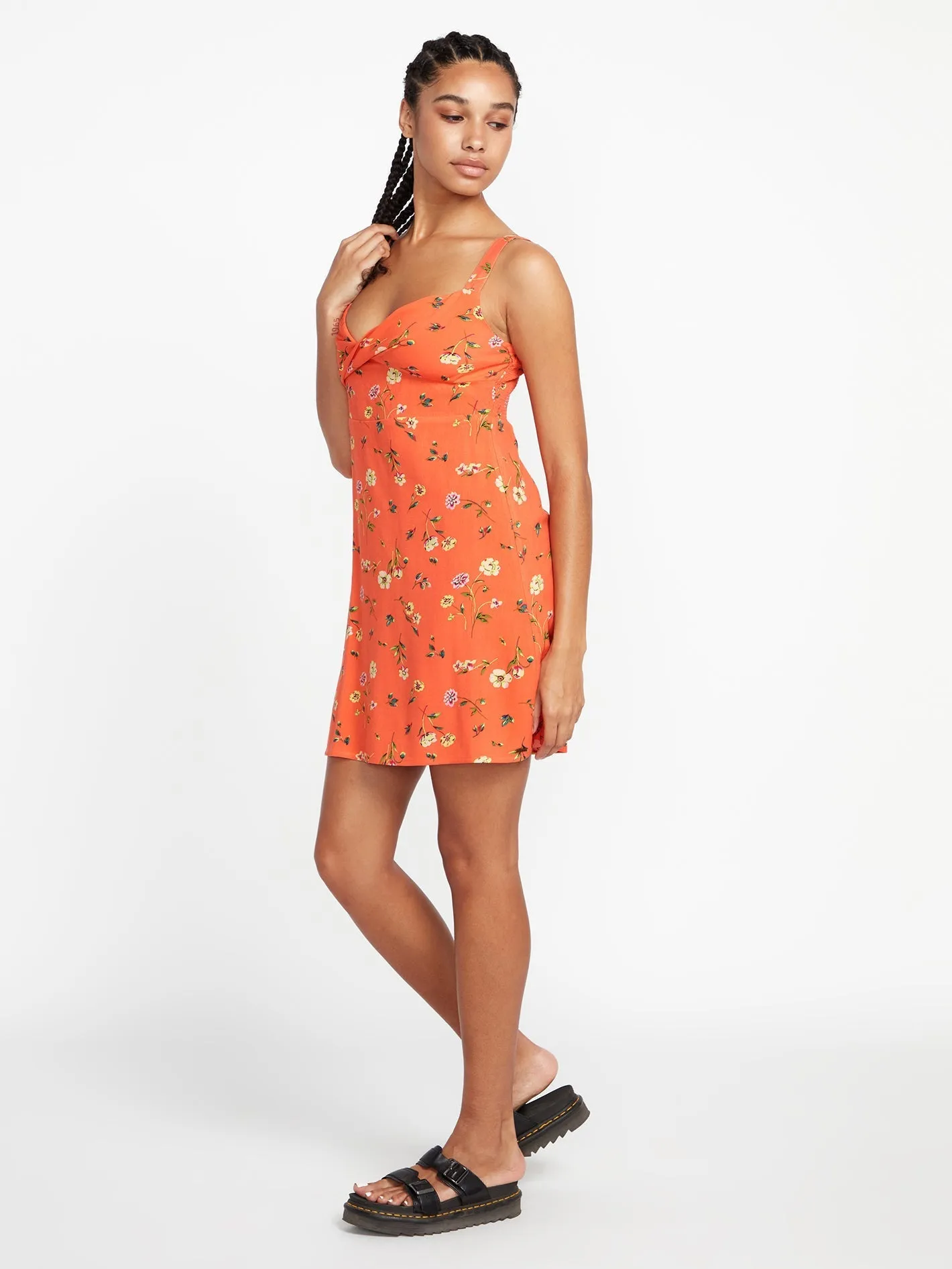 Hey Budz Dress - Dark Coral