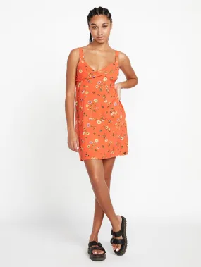 Hey Budz Dress - Dark Coral