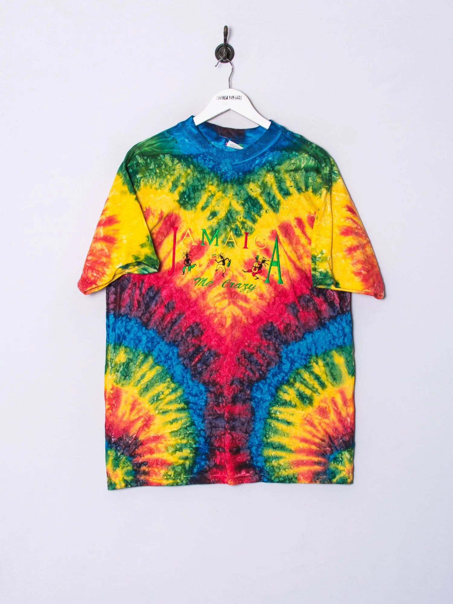 Jamaica Reggae Tie Dye Cotton Tee