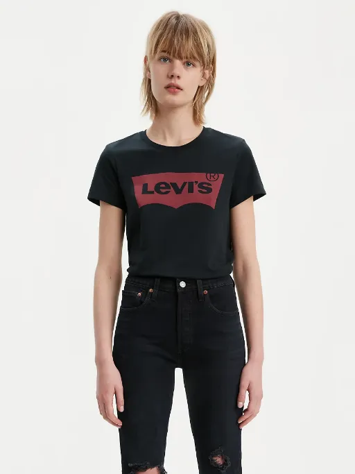 Levi's Standard Housemark women's short sleeve t-shirt 173690201 black