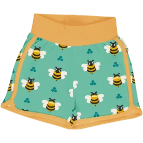 Maxomorra Bee Organic Cotton Jersey Runner Shorts