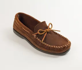 Minnetonka - DOUBLE BOTTOM HARDSOLE BROWN RUFF - 823