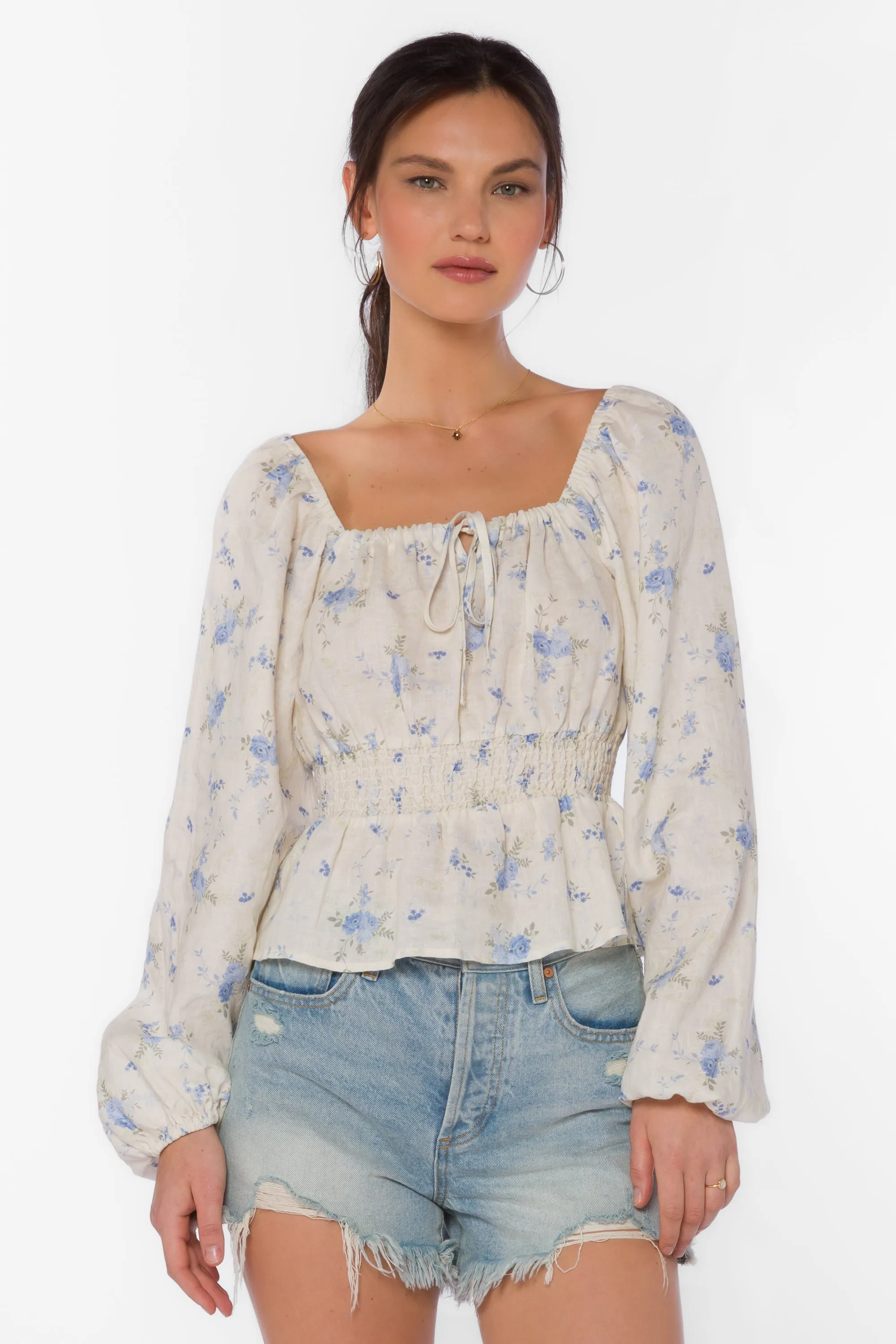 Mitzi Vintage Floral Top