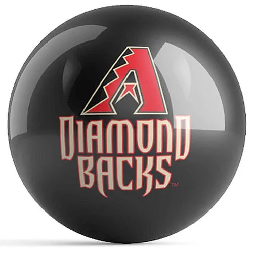 Ontheballbowling MLB Arizona Diamondbacks logo Bowling Ball