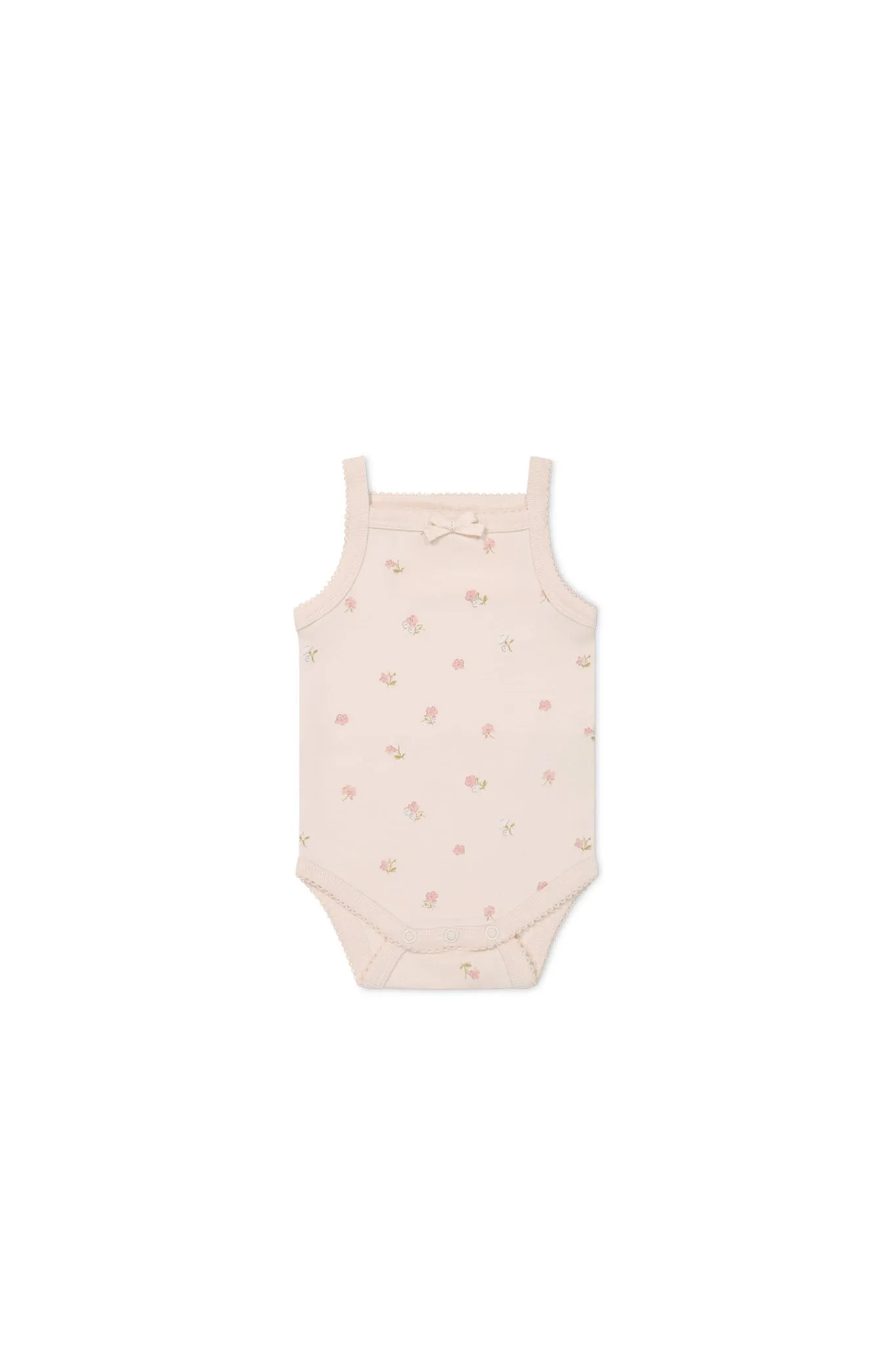 Organic Cotton Bridget Singlet Bodysuit - Meredith Morganite