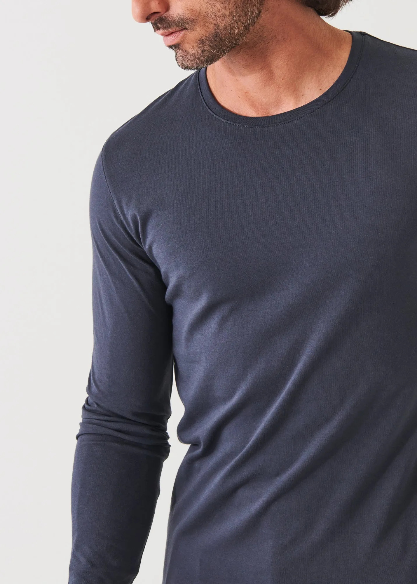 PIMA COTTON STRETCH LONG SLEEVE T-SHIRT