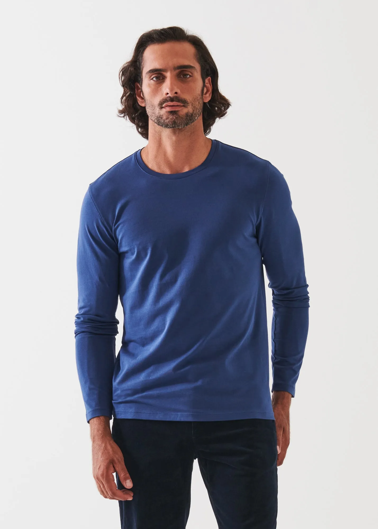 PIMA COTTON STRETCH LONG SLEEVE T-SHIRT