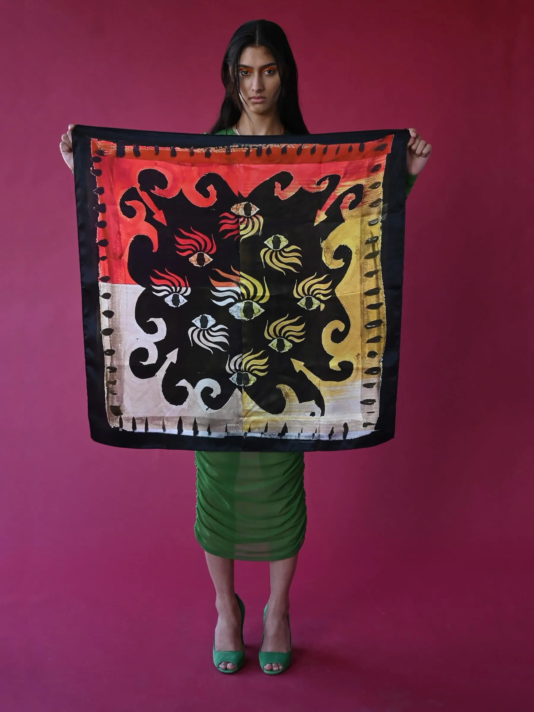 Rabôt Silk Scarf in The Silk Road