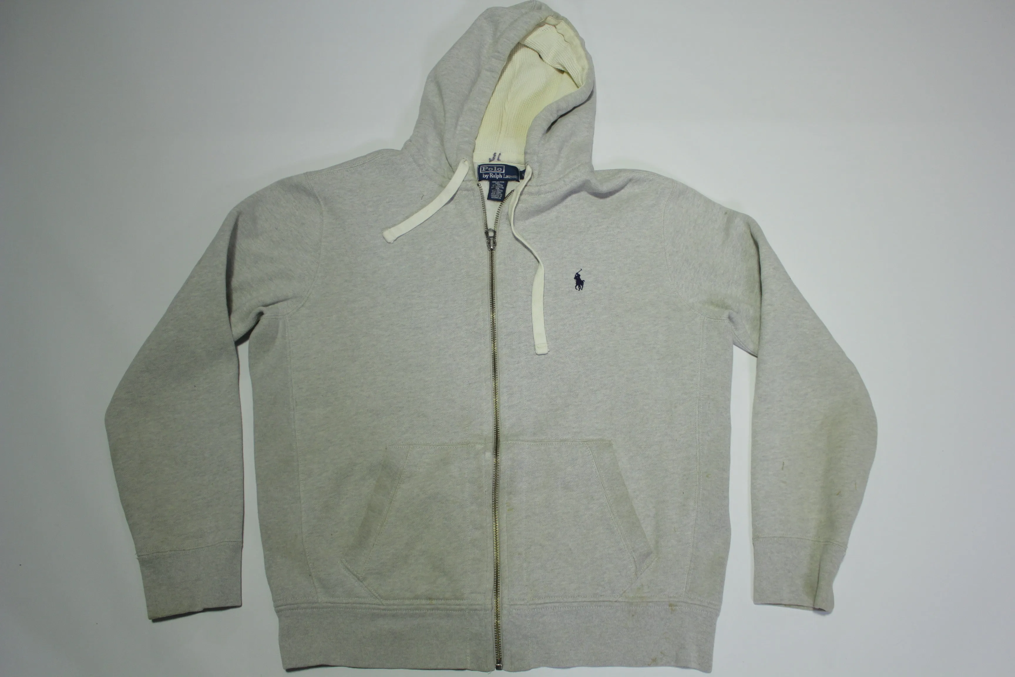 Ralph Lauren Vintage 90's Reverse Weave Hoodie Sweatshirt