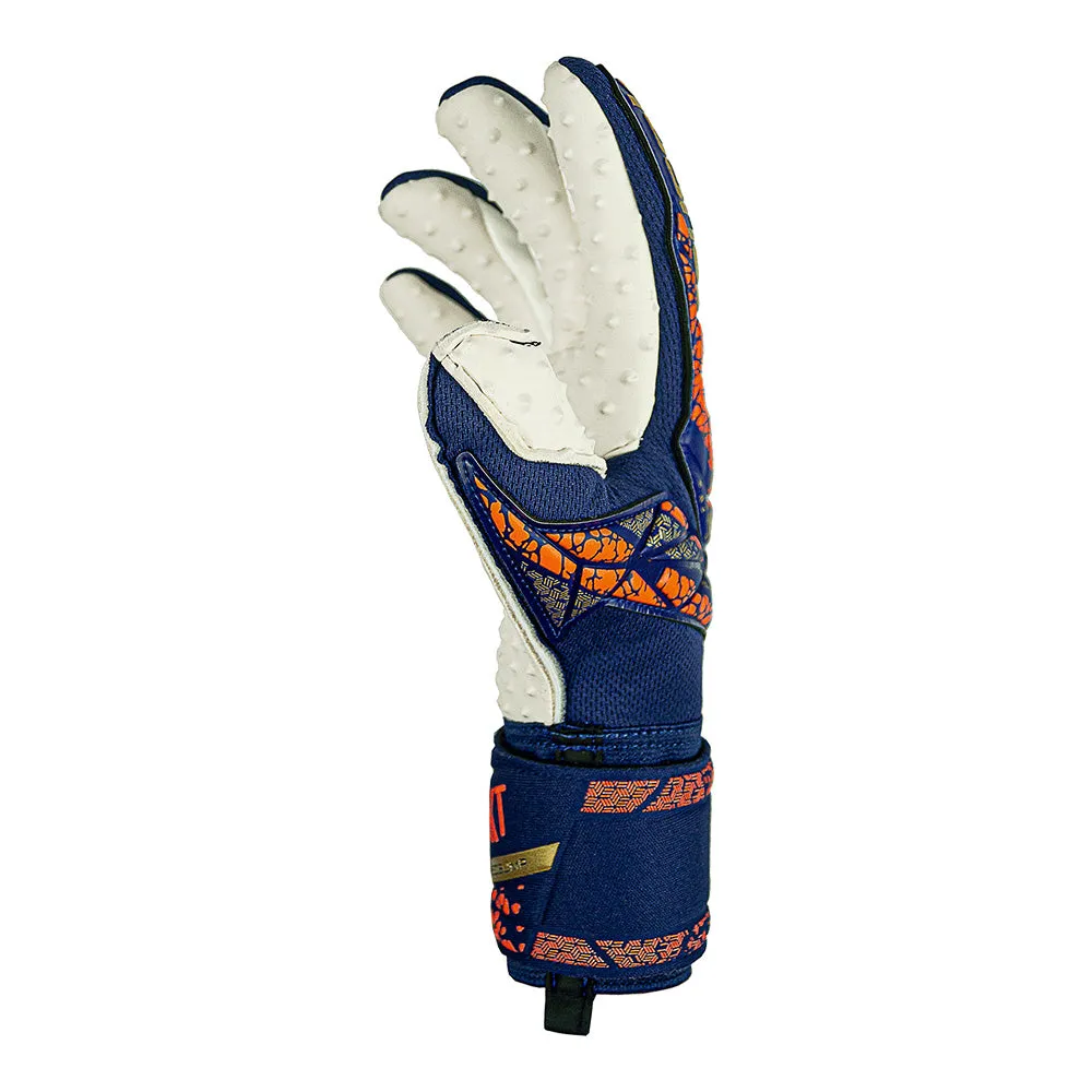 Reusch Attrakt Speedbump GK Gloves (Blue/Gold)