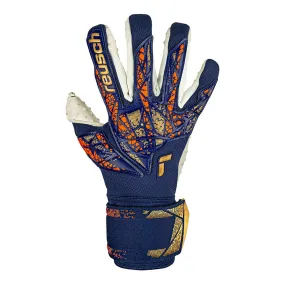 Reusch Attrakt Speedbump GK Gloves (Blue/Gold)