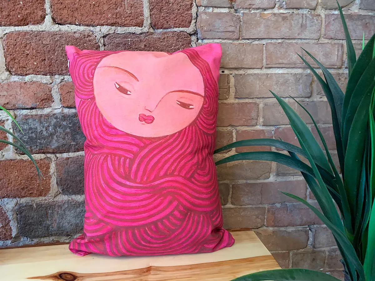 ROGER CAMOUS Toss Cushion - Fuchsia