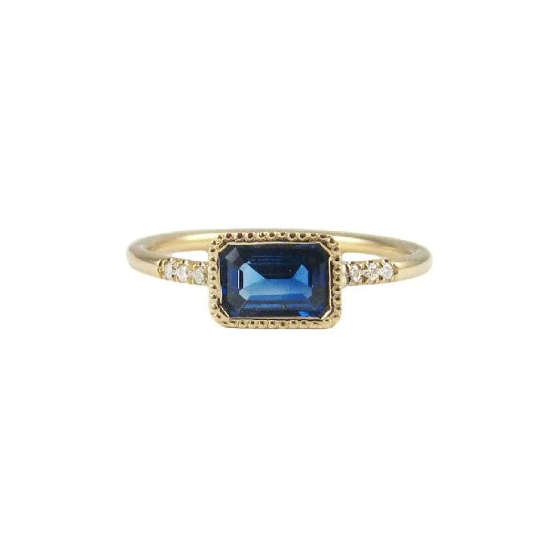 Sapphire YS Ring