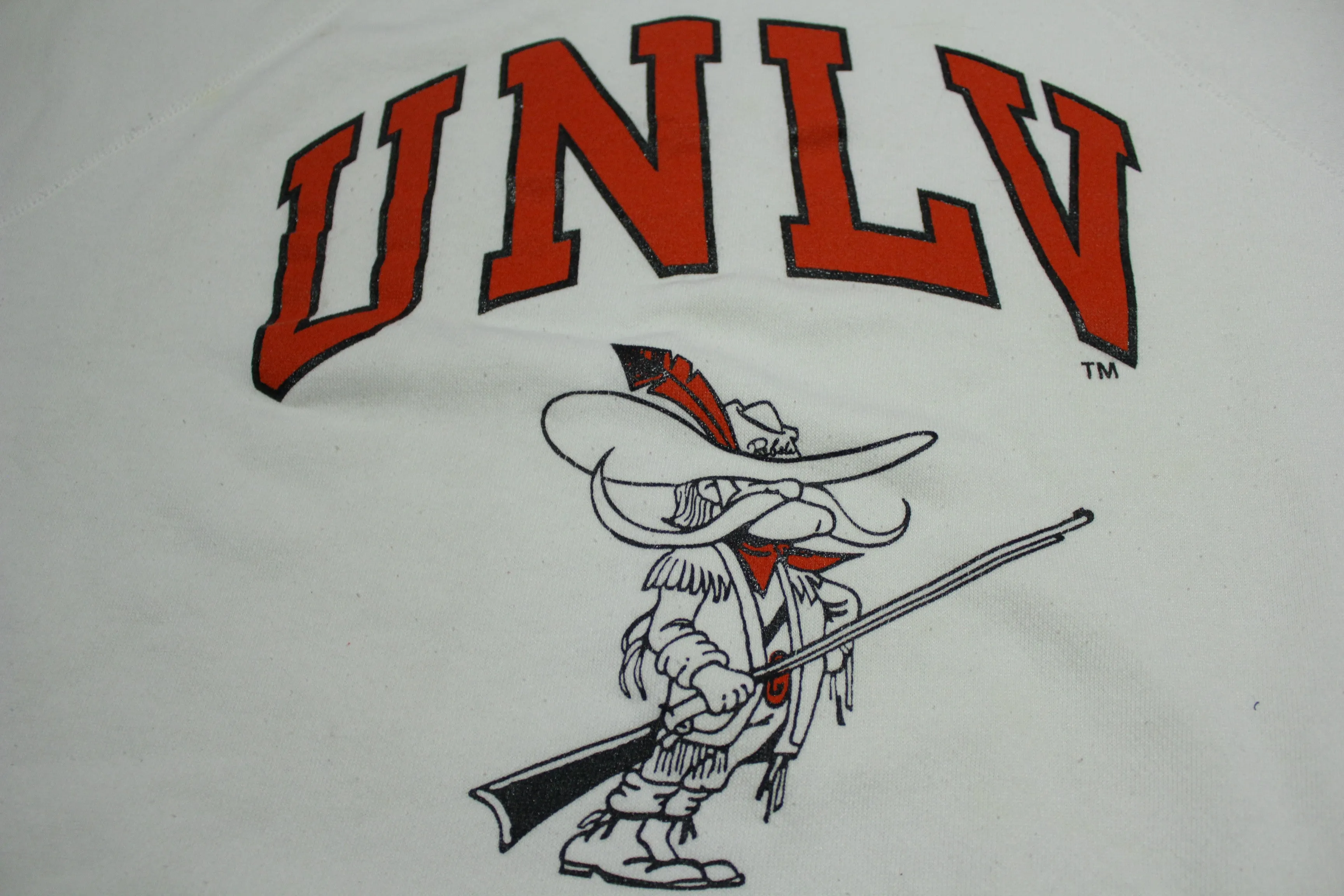 UNLV Runnin Rebels Vintage 90's Big Mascot Crewneck Collegiate Sweatshirt