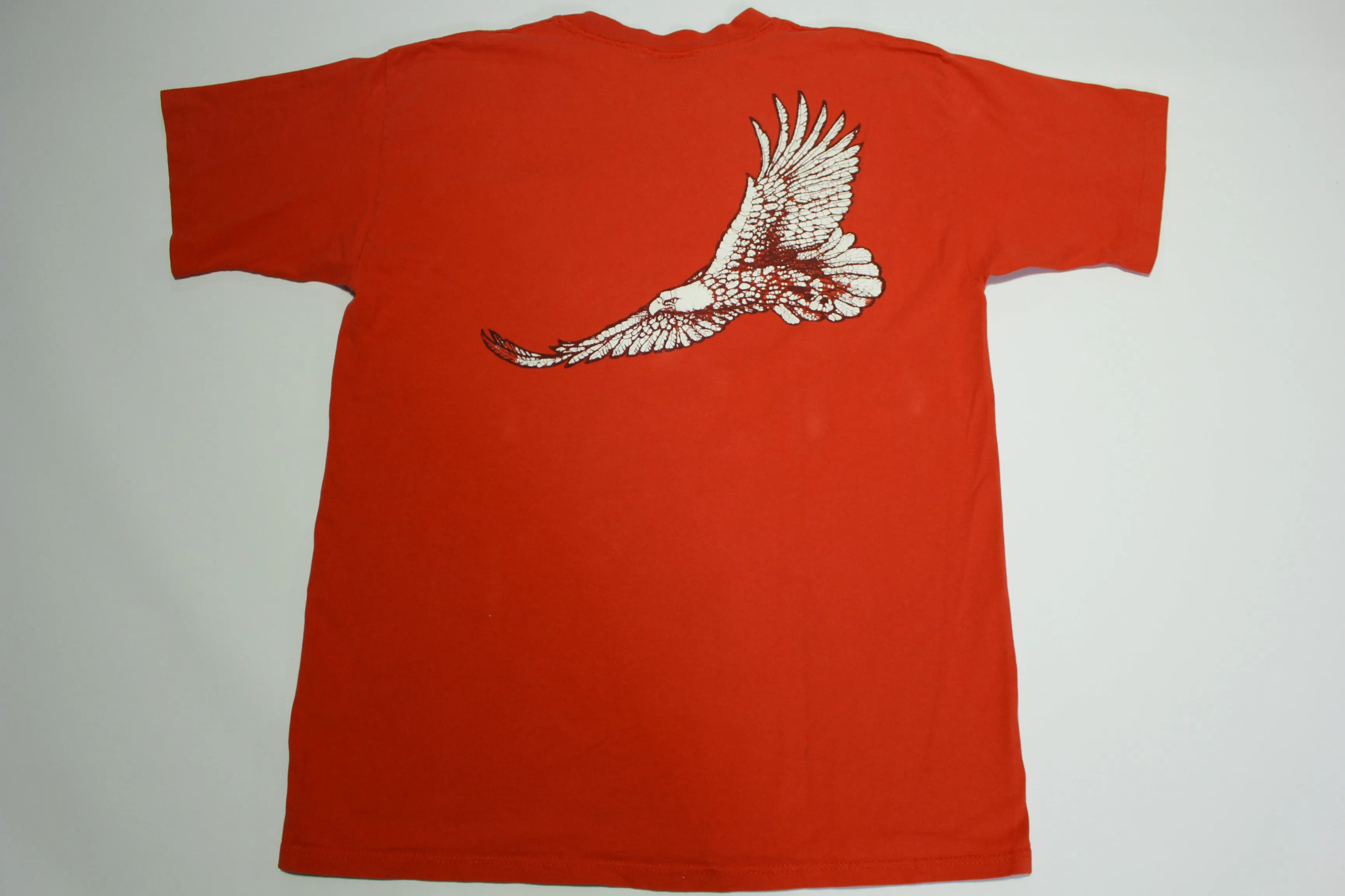 Winston Flying Eagle Cigarettes Vintage 90's Single Stitch Made In USA Promo Pocket T-Shirt