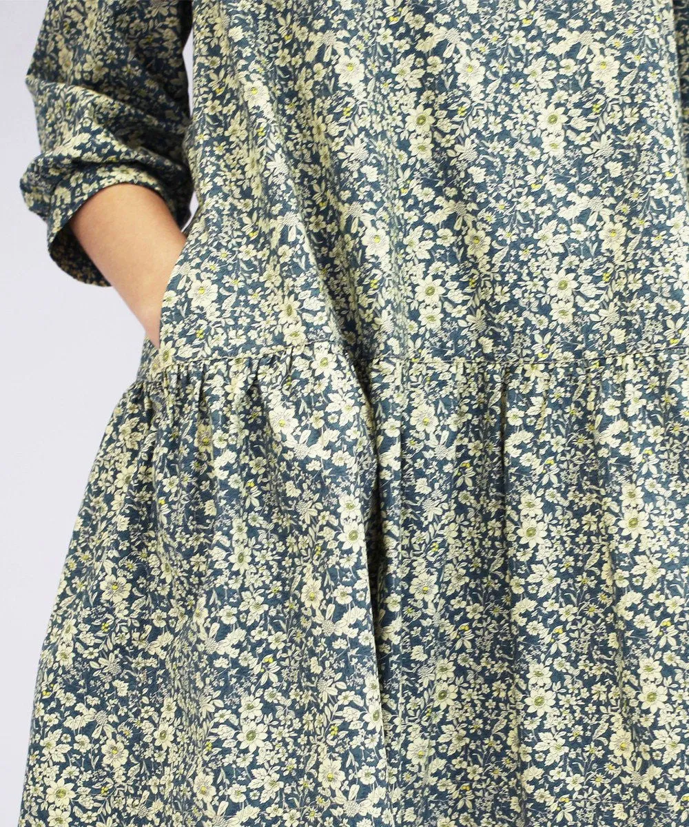 ZOE DITSY FLORAL DROP DRESS